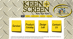 Desktop Screenshot of keenscreen.com